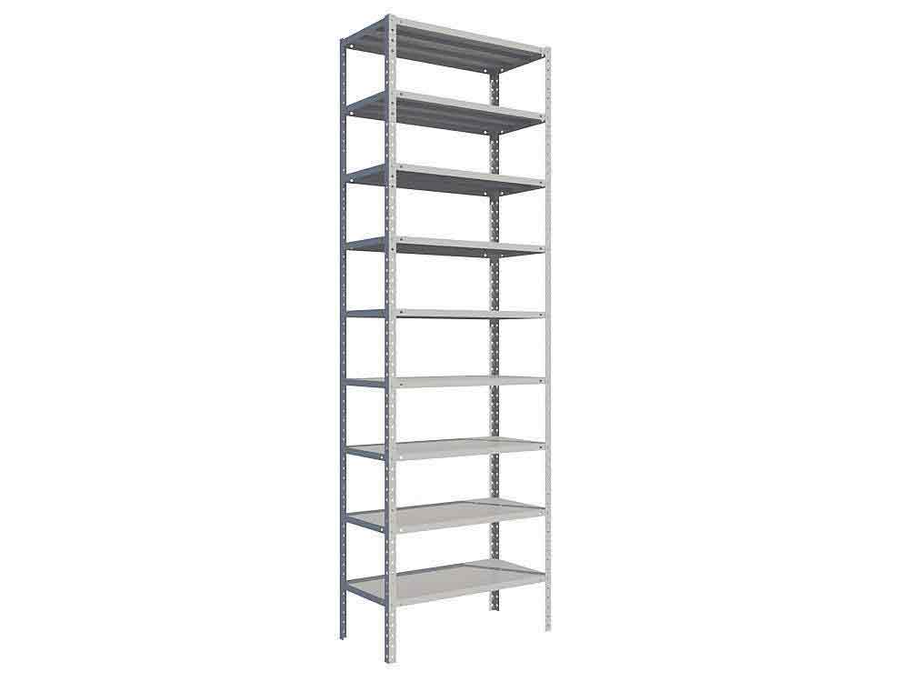 Стеллаж MS Str/Stand 2550x1000x600, 9 полок  