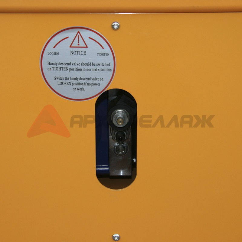 Подъемник ножничный несамоxодный SJY-0.5-6 (380V, 500 кг, высота подъема 6 м) SMART