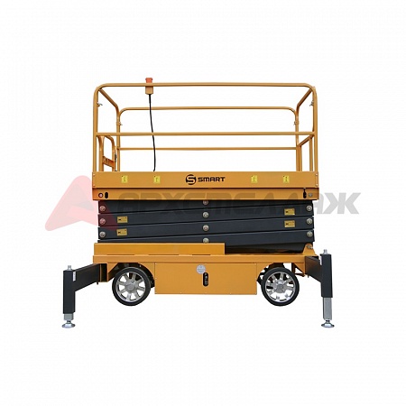 Подъемник ножничный  несамоxодный SJY-0.3-3 (220V, 300 кг, высота подъема 3 м) SMART